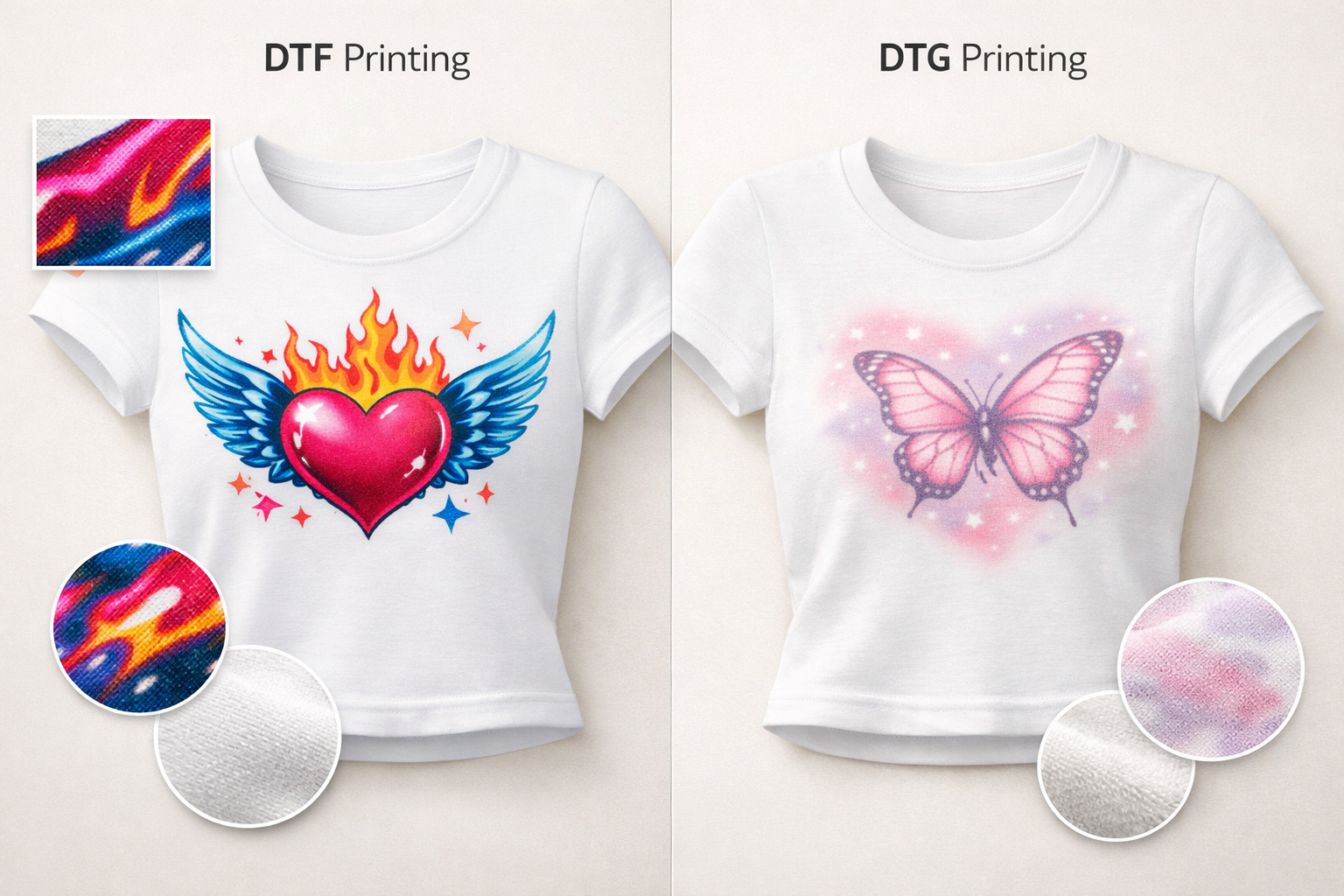 DTF vs DTG Printing What Buyers Need to Know.