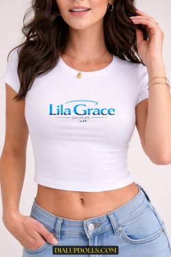 Baby Tee Custom Photo Tee Gift For Her Crop Top Sh