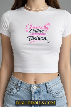 Custom Crop Top Y2K - Graphic Crop Top Baby Tee -