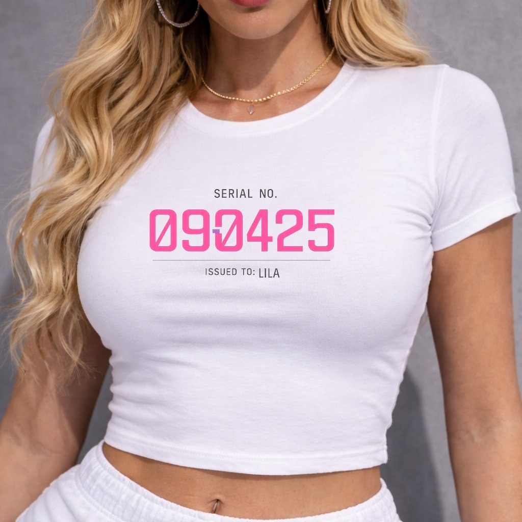 Glitch Romance baby tee