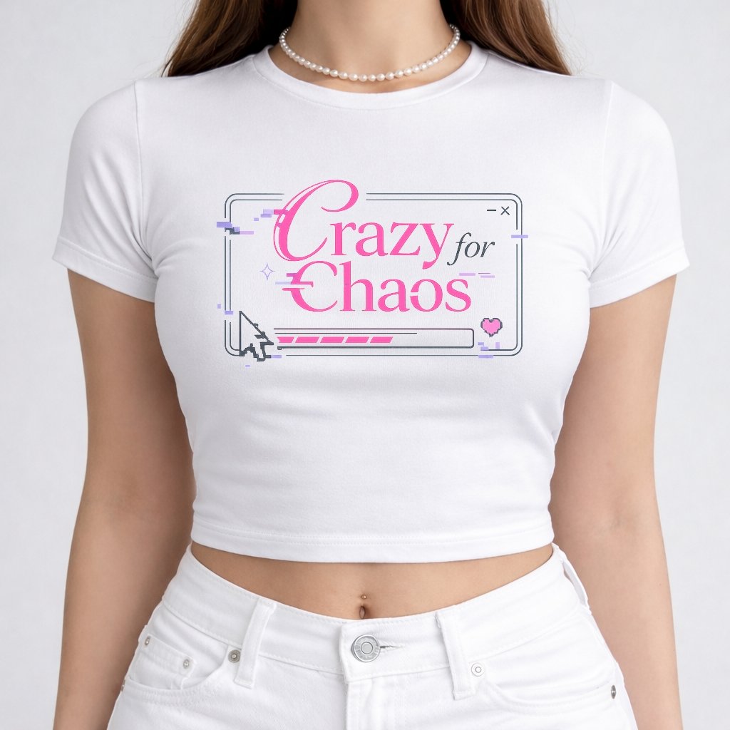 Glitch Romance baby tee