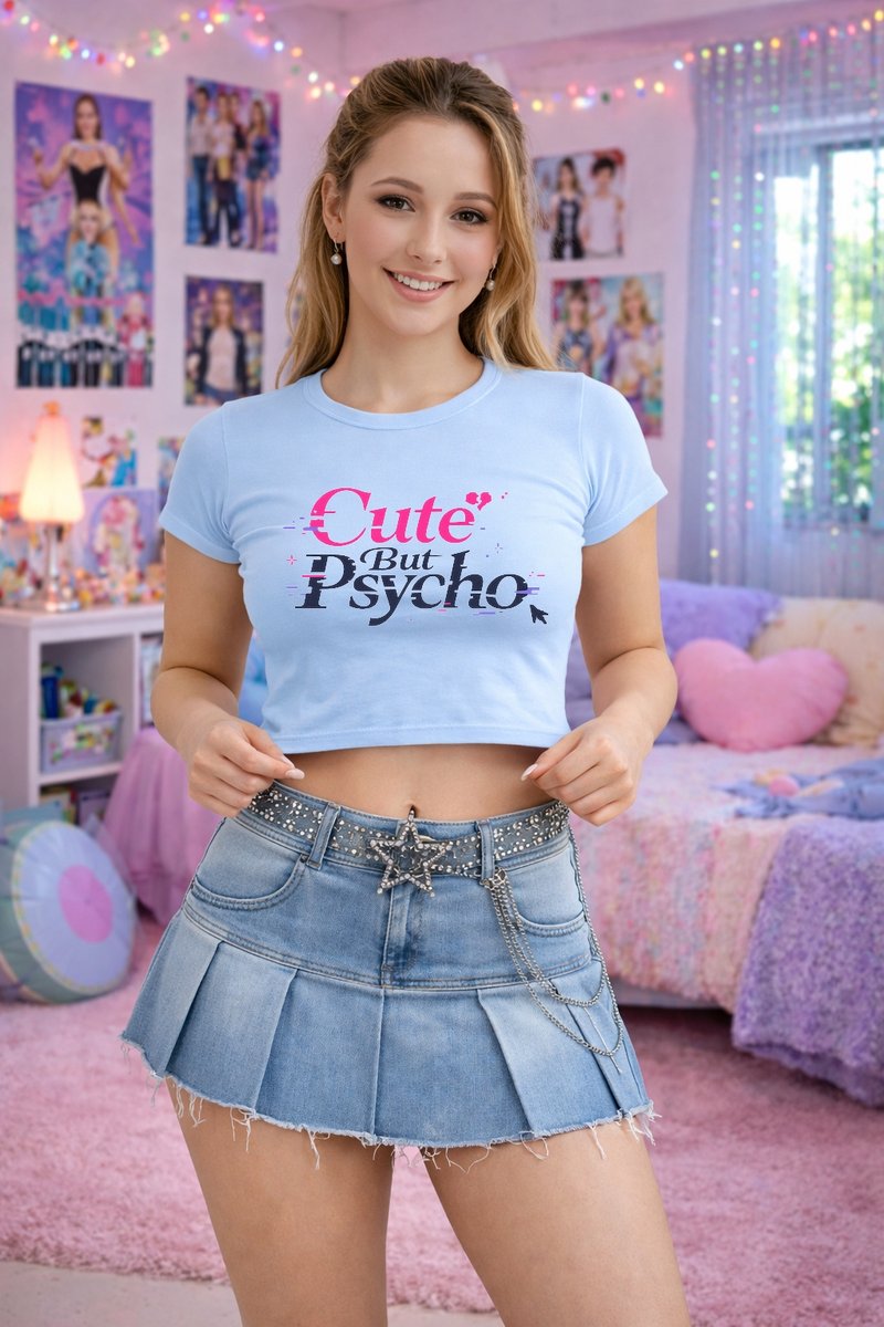 Glitch Romance baby tee