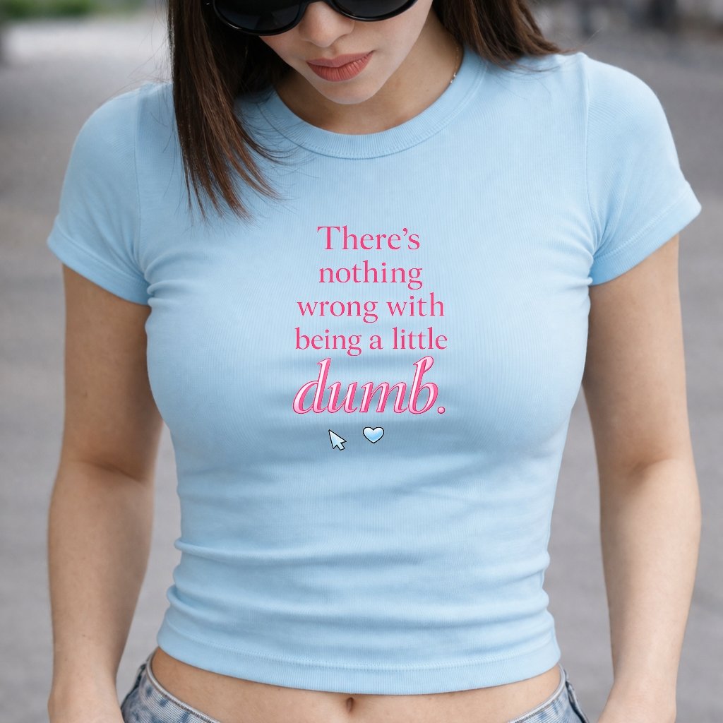 Glitch Romance baby tee