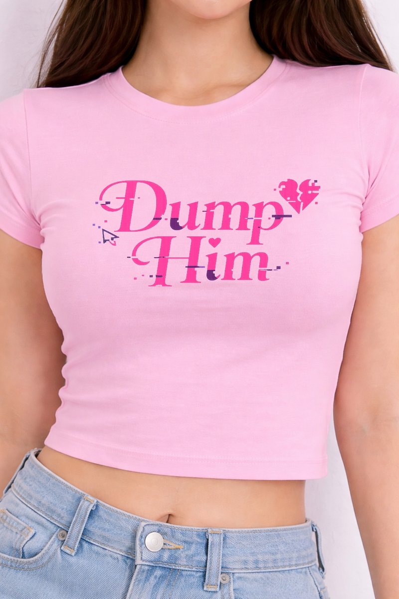 Glitch Romance baby tee