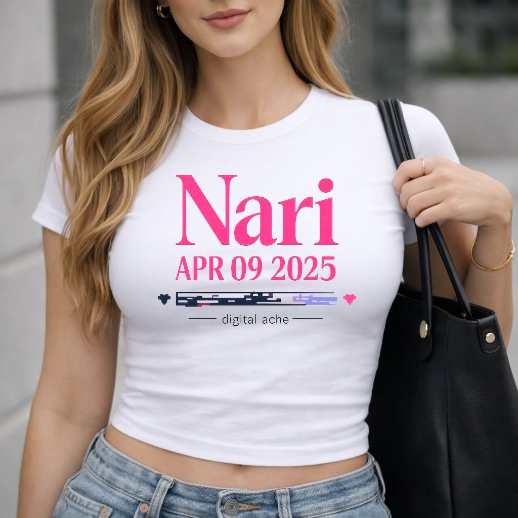 Glitch Romance baby tee