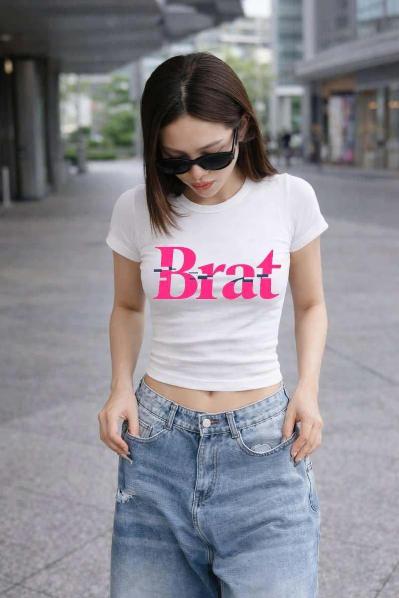 Glitch Romance baby tee