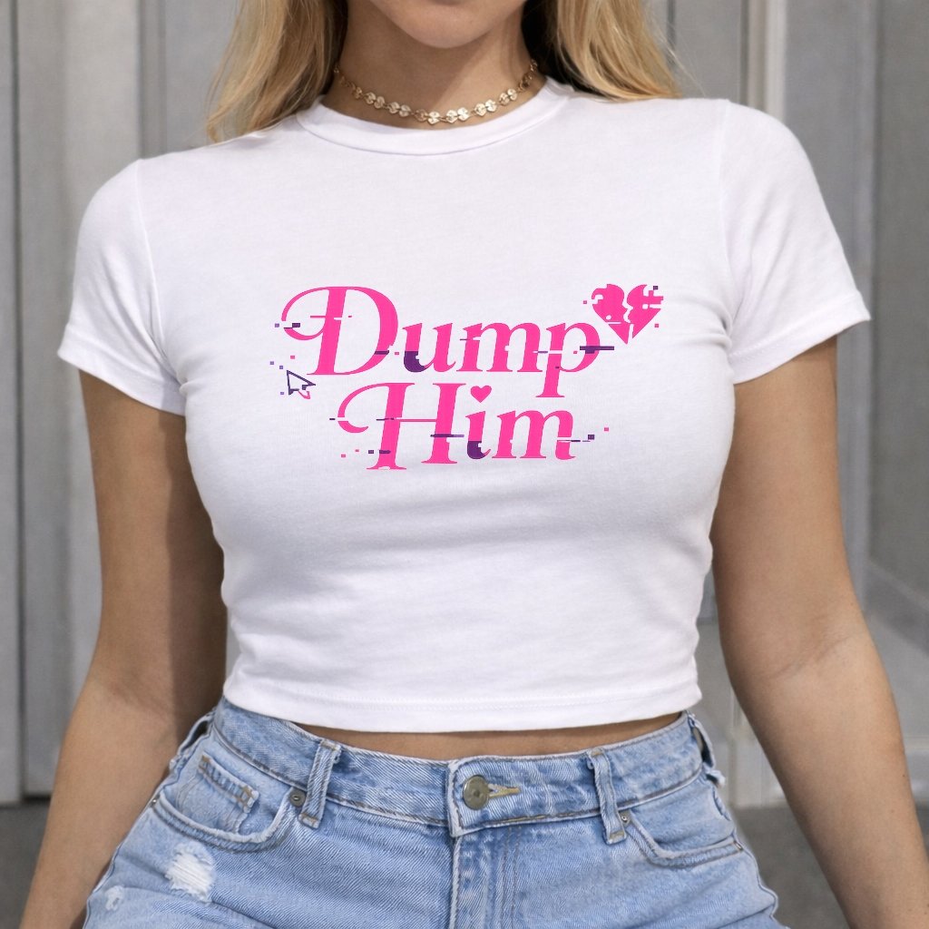 Glitch Romance baby tee