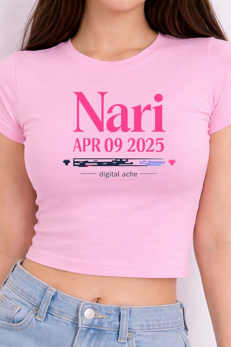 Glitch Romance baby tee