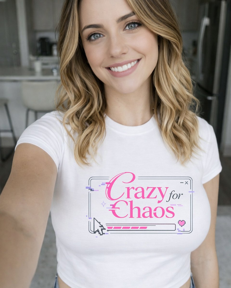 Glitch Romance baby tee