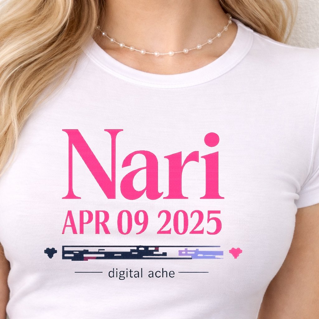 Glitch Romance baby tee