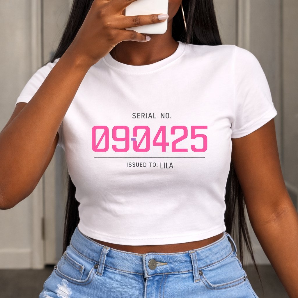 Glitch Romance baby tee