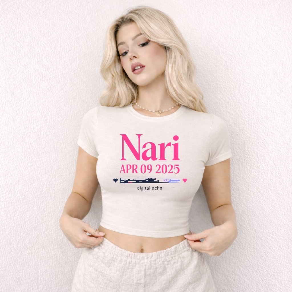 Glitch Romance baby tee