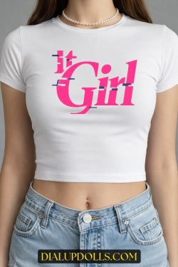 Shirts That Go Hard Crop - Y2K Clothes Baby Tee -