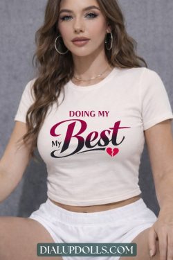 Shirts That Go Hard Tee - Baby Tee Y2K Crop Top -